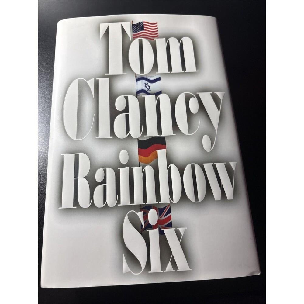 Rainbow Six by Tom Clancy 1st Edition (1998, Hardcover,Dust jacket)